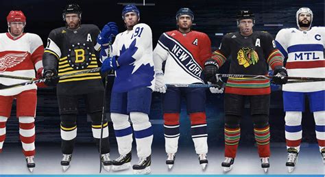 Custom jerseys for Original Six teams in NHL 19 unveiled