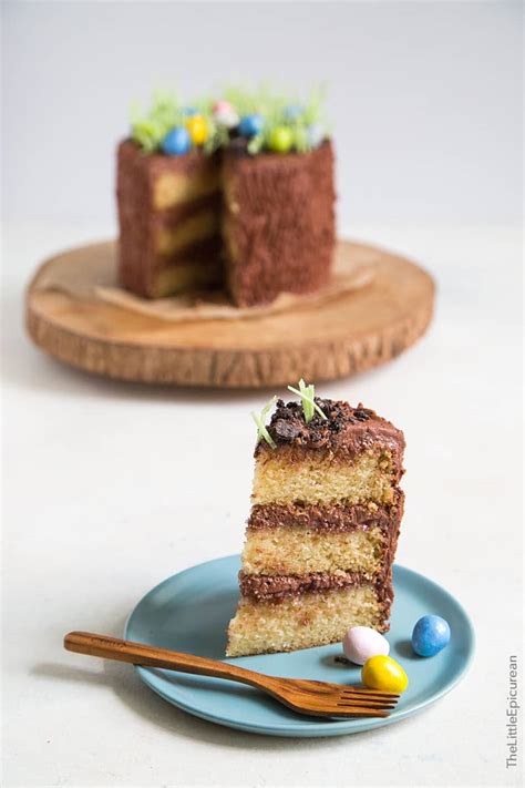 Easter Egg Chocolate Cake - The Little Epicurean