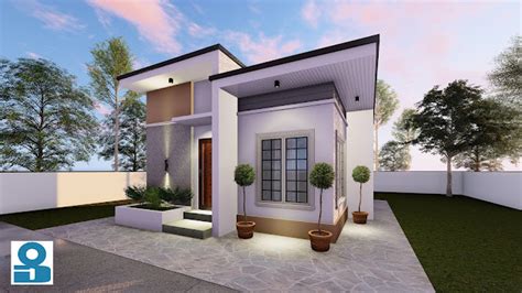 Modern-Contemporary Inspired Small House in 360 View