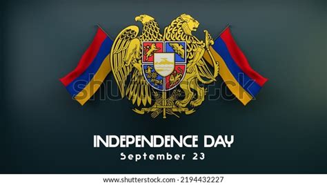 Happy Independence Day Armenia Armenian National Stock Illustration ...