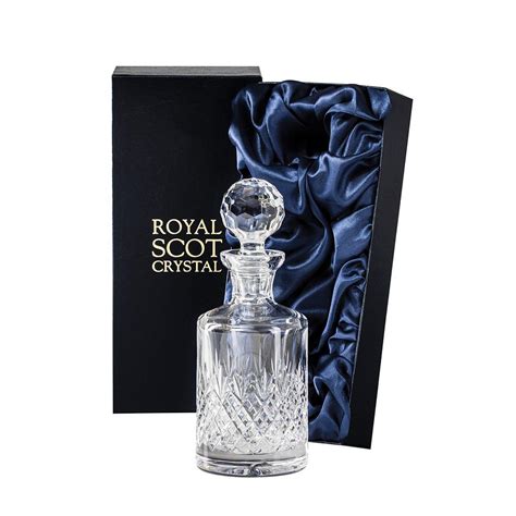 Edinburgh - Single Malt Round Spirit Decanter 235mm (Presentation Boxed ...