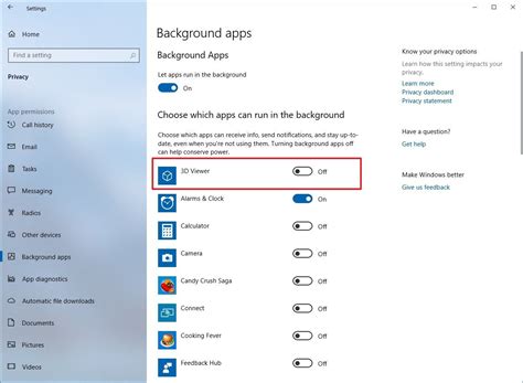 How to stop apps from running in the background on Windows 10 | Windows ...