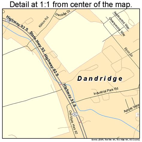 Dandridge Tennessee Street Map 4719380