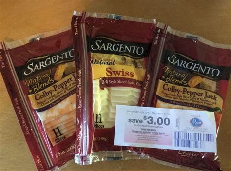 NEW Sargento Cheese Slices Catalina + Coupon = as low as $0.99 each at Kroger! | Kroger Krazy