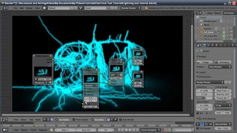 Blender Tutorial: Lightning/Electricity Text Effect - YouTube