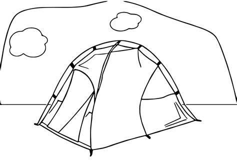 tent_camping_25 coloring page - Wecoloringpage.com