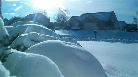 Pennsylvania Snow Storm Time Lapse - YouTube