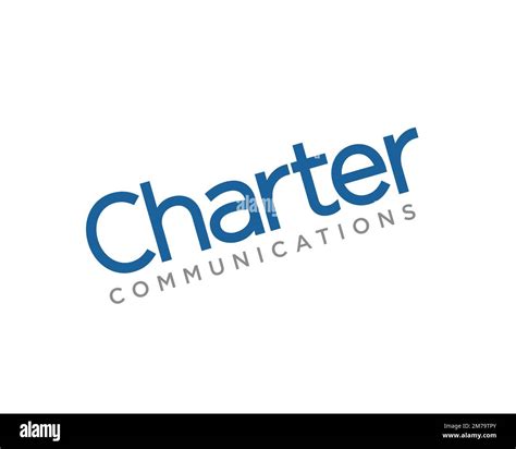 Charter Communications, rotated logo, white background Stock Photo - Alamy