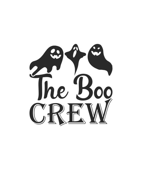 Boo crew halloween illustration 11197569 Vector Art at Vecteezy