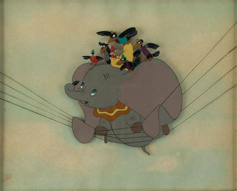 Dumbo, Timothy Q. Mouse, and Crows production cel from in United...