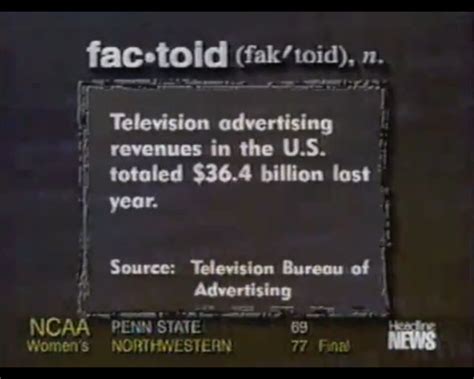 Factoid Television Advertising, Headline News, Northwestern, Cnn ...