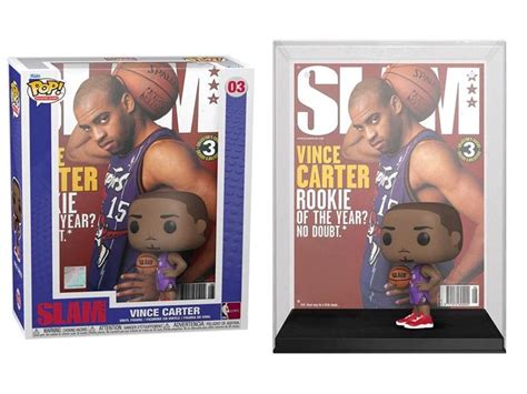 Vince Carter Slam NBA Cover # 03 Toronto Raptors Purple Dinosaur Jersey Funko Pop - Maverick ...