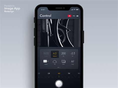 Camera Remote Control App by Alex Wang on Dribbble