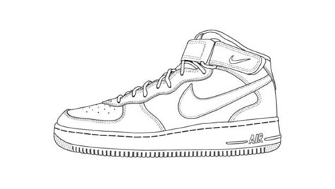 Nike Shoe Template | Nike Sneaker Templates | Sneaker Obsession | Sneakers drawing, Sneakers ...