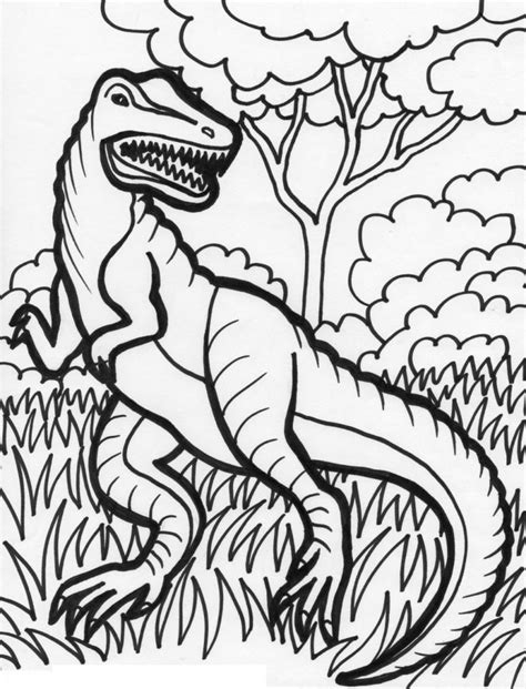 Dinosaur Coloring Pages For Free