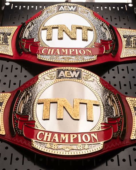 All Elite Wrestling on Twitter: "The real TNT Championship belt & the ...