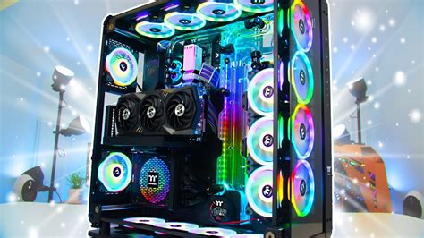 Ultimate RTX 3090 Custom Water Cooled Gaming PC Build + Benchmarks - YouTube