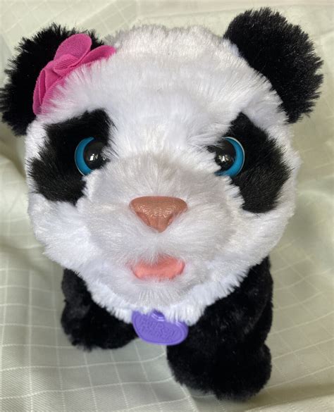 FurReal Friends Pom Pom My Baby Panda Bear Plush Interactive Pet Hasbro 12” | eBay