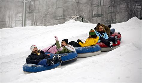 Winter Weekends: Tubing in the Poconos - The New York Times