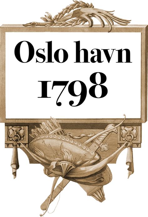 Oslo havn 1798