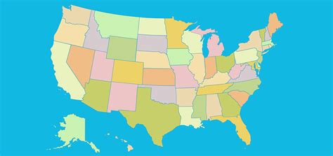 Us 50 State Map Quiz - Allene Madelina