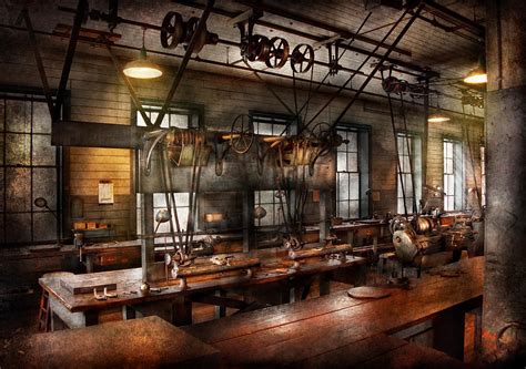 Steampunk - The Workshop Photograph by Mike Savad