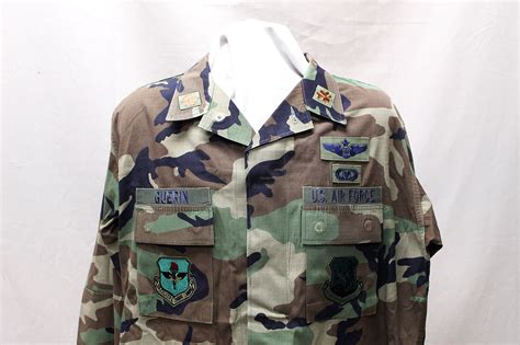 USAF BDU Combat Jacket - Large-X-Long . UA1093 - Time Traveler Militaria