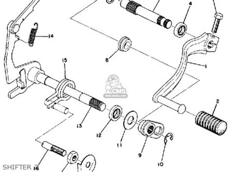 Yamaha DT175 1974 USA parts lists and schematics