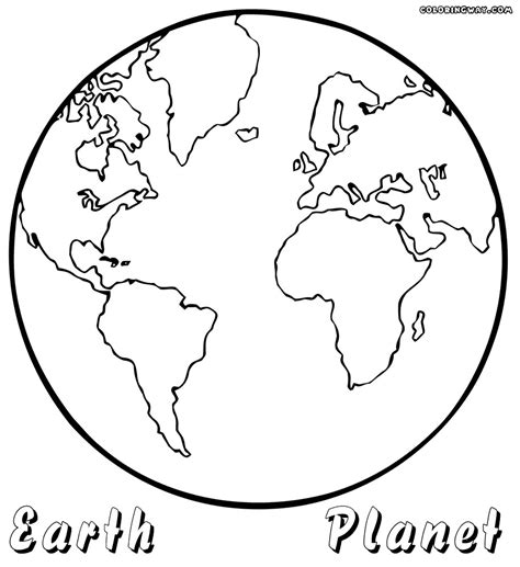 Planet Earth Coloring Pages at GetDrawings | Free download