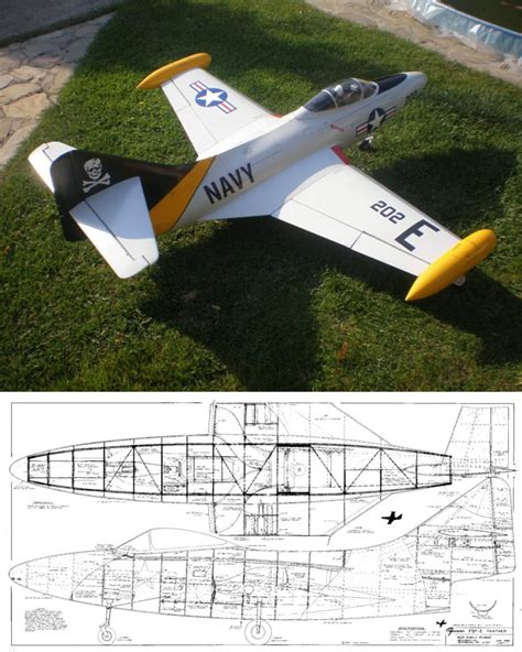 Grumman F9F Panther {1/6.3} – Plans (NZ) | Laser Cut Kits Australia