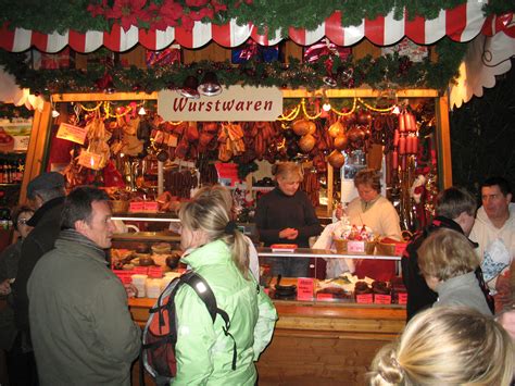 A Wurst stand at the Leipzig Christmas market. | Christmas market, Pictures of germany, Wurst