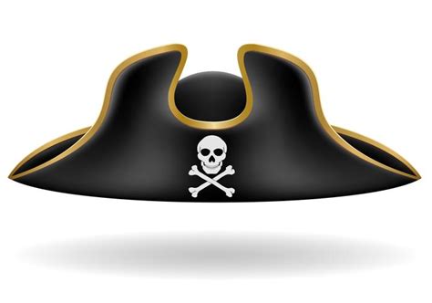 pirate hat tricorn vector illustration 513869 Vector Art at Vecteezy