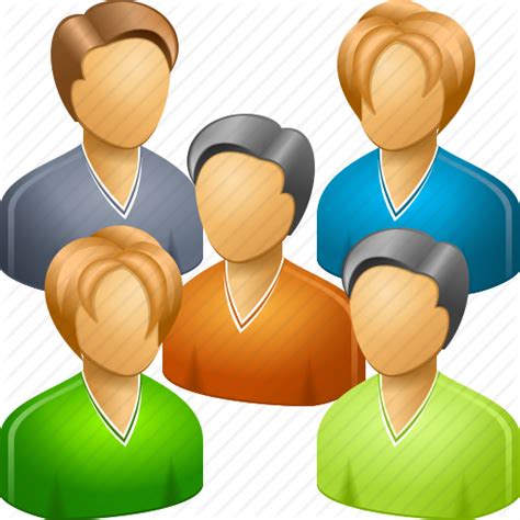 14 Group Of People Icon PNG File Images - Large Group People Icon ...