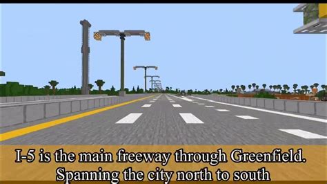 Minecraft Freeways - GIA to Downtown (Greenfield, CA) - YouTube