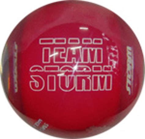 Storm Team Storm - Red Bowling Ball - 123Bowl