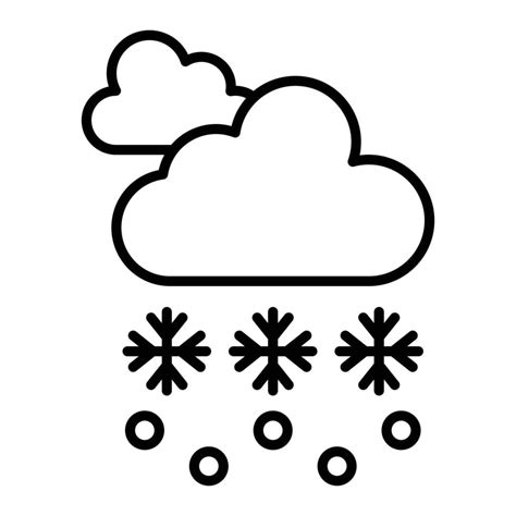 Snow Storm Line Icon 10284802 Vector Art at Vecteezy