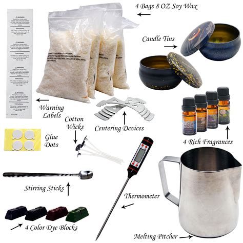 Wholesale Ins Popular Home Use DIY Candle Making Kits Supplies