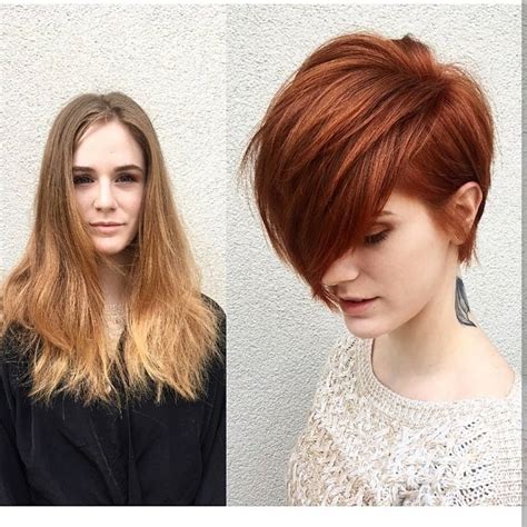 Make-overs: Long Hair to Short Hair Before & After - PoP Haircuts