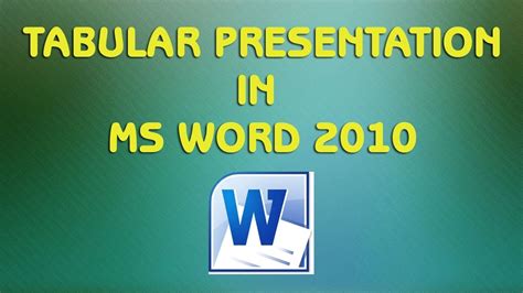 How To Make A Tabular Form In Microsoft Word - Printable Templates Free