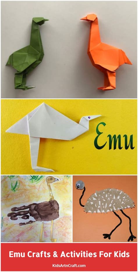 Emu Crafts & Activities for Kids - Kids Art & Craft