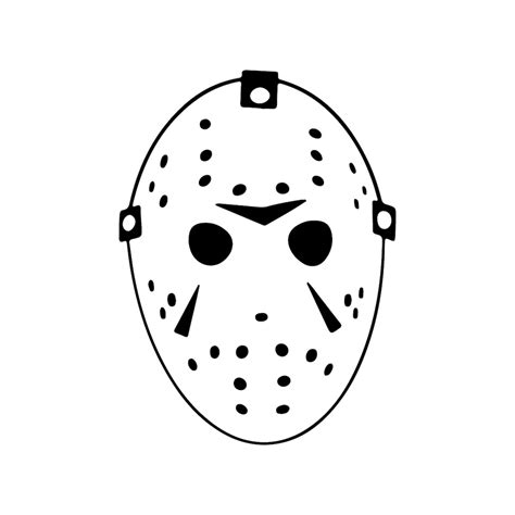 Jason Voorhees, Friday the 13th Digital Cut File Scary Movie Halloween ...