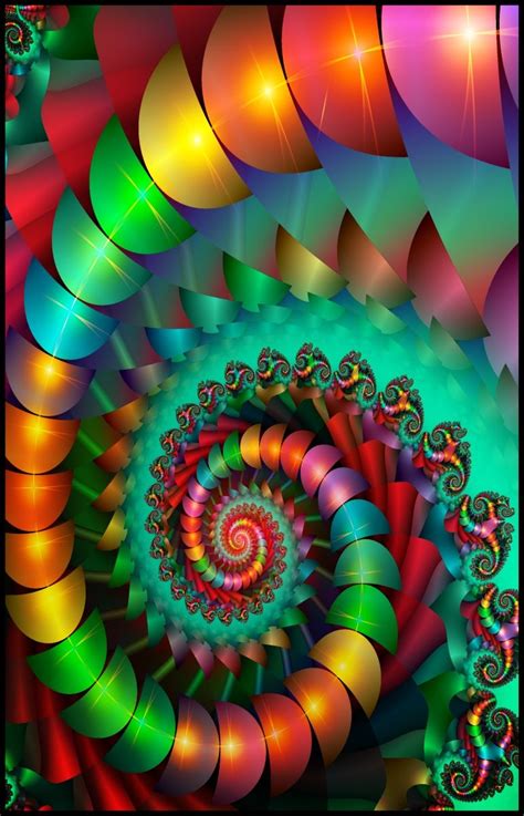 Christmas Spiral by Magnusti at deviantART | Fractal art, Fractals, Colorful art