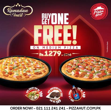 Pizza Hut Ramadan Deals 2023 - MENU