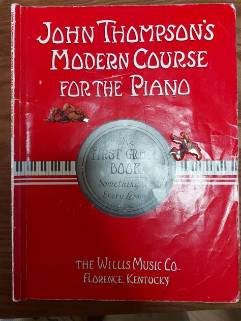 John Thompson Piano Grade 1, 興趣及遊戲, 書本 & 文具, 小朋友書 - Carousell