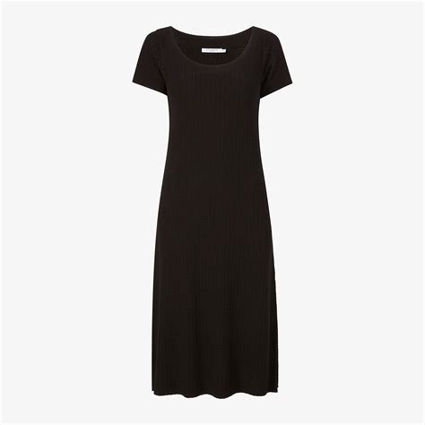 Danica Dress - Geo Micro Knit :: Black – M.M.LaFleur