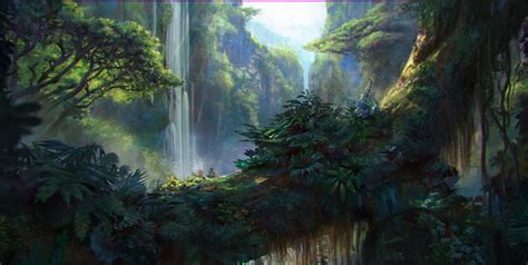 ArtStation - Jungle, Jordi Gonzalez Escamilla | Fantasy landscape, Environment concept art ...