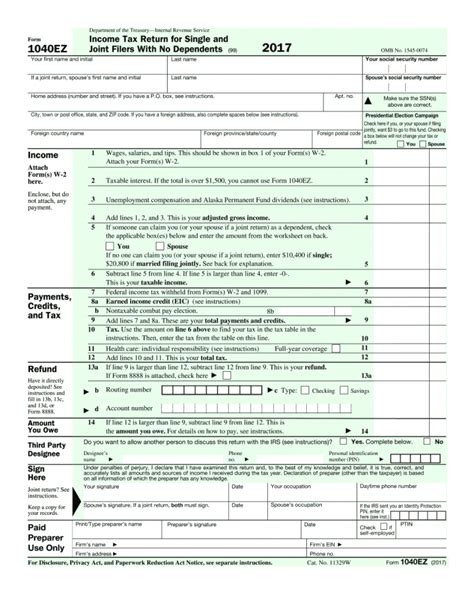 Free Downloadable Fillable Tax Forms - Printable Forms Free Online