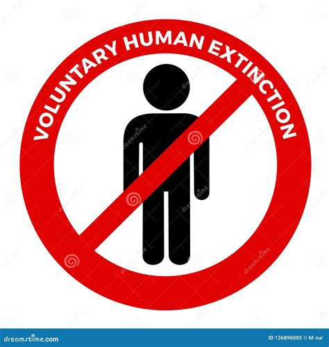 Voluntary human extinction stock vector. Illustration of abandon ...