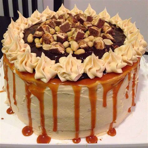 The Snickers Cake - Chelsweets