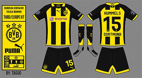 Borussia Dortmund Third / Europe Kit